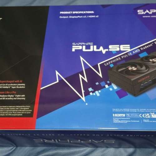 全新未開 SAPPHIRE PULSE Radeon RX 9070 XT GAMING 16GB