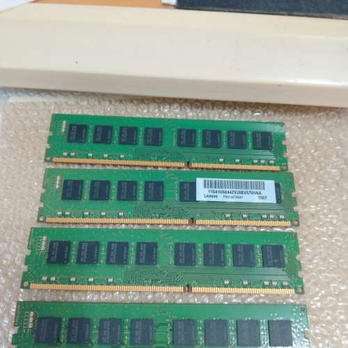原廠Lenovo Samsung  8GB x 4PCS (32GB) DDR3-1600 Desktop Ram 記憶體 -100% WORK ...