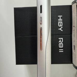 [已賣] 出售HIBY R8II 白色不銹鋼版 全套有單齊盒單（另多一個訂製皮套）