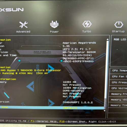 Maxsun Terminator B650M WIFI ICE 底板