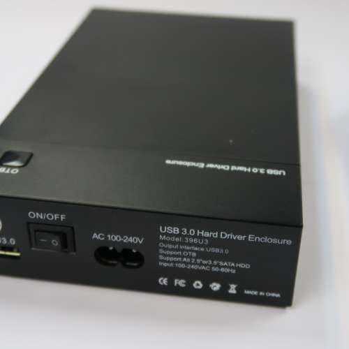 3TB USB 3.0 硬碟外接盒