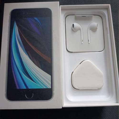 Apple iPhone SE (2nd Gen) 128GB 香港行貨 白色*** 送 小米無線充電行動電源10000***