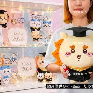 睇下文&middot;文盲勿擾&middot;不轉wtsapp/電話‼️日本正版chiikawa畢業公仔 獅薩畢業公仔 風...