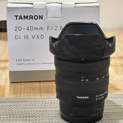 Tamron 20-40mm F2.8 Di lll VXD 騰龍鏡頭 (Sony E-mount)