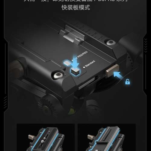 smallrig 錄影頭 連 plate 油壓頭 manfrotto dji