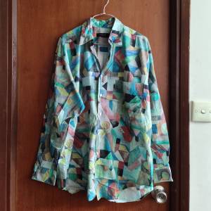i.magnin ~ Long-Sleeves Shirt &middot; 幾何印花長袖襯衫