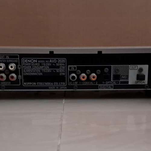 Denon AVD-2020 前級放大器