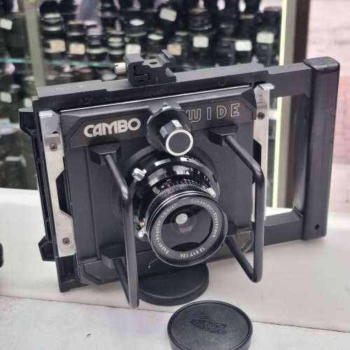 CAMBO WIDE 470 4x5 + 磨沙背 SCHNEIFER SUPER-ANGULON 47MM F5.6 全正常