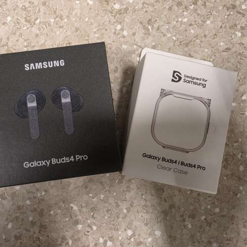 全新 行貨samsung buds4 pro 黑色 有單有保 送原裝保護殼