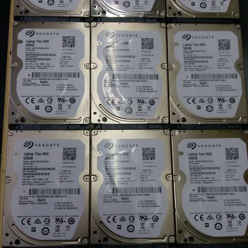 Seagate 500GB 7200RPM 2.5吋 HDD