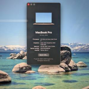 Apple Macbook Pro 16' 2019 (i7, 16+512GB) 90%新