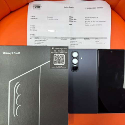 99% New Samsung Galaxy Z Fold 7 12+512GB 黑色 三星保養到2026年9月12日 自用首選...