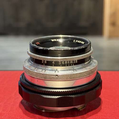 Early version Wray London Unilite 50mm f2 L/M non-coupling modified lens