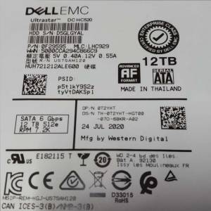 Hitachi HGST Ultrastar 12TB HC520 企業版 硬碟 SATA3 Dell oem