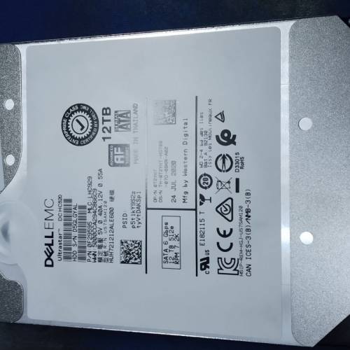 Hitachi HGST Ultrastar 12TB HC520 企業版 硬碟 SATA3 Dell oem