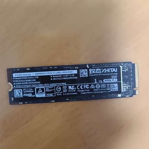 ZHITAI PC005 Active 1TB SSD