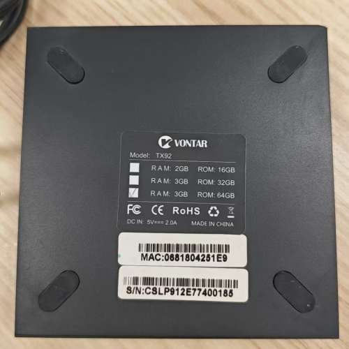 Vontar TX92 (S912 3Gb) TV BOX