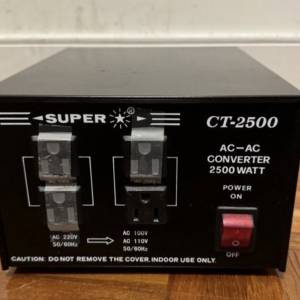 Super CT-2500 AC-AC Converter 2500W 火牛 (90% New)