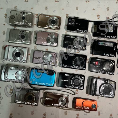 CCD canon fujifilm casio nikon Olympus Sony Samsung 各款相機