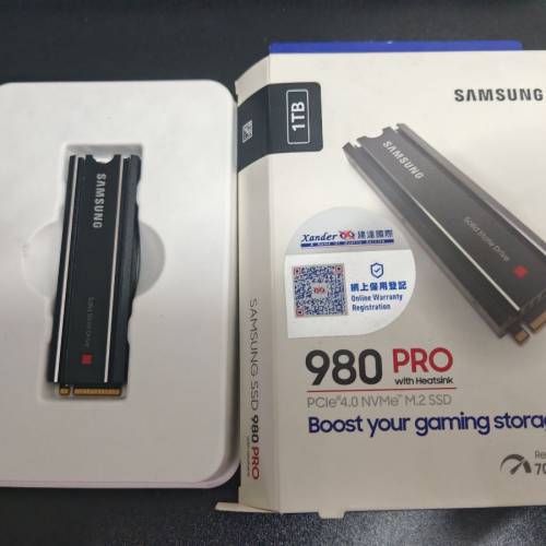 Samsung 980 PRO 1tb with Heatsink  (含散熱片) PCIe 4.0 NVMe M.2 SSD