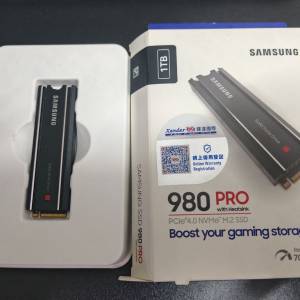 Samsung 980 PRO 1tb with Heatsink  (含散熱片) PCIe 4.0 NVMe M.2 SSD