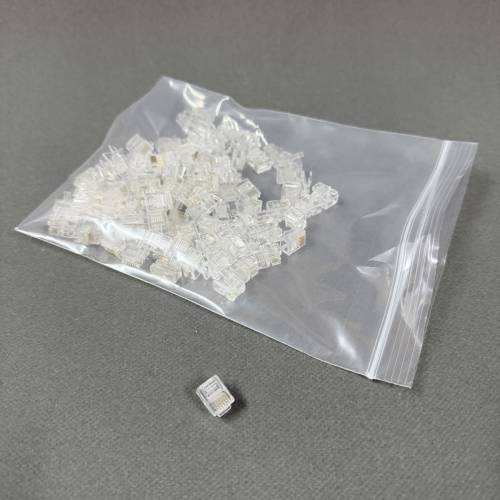 RJ11 6P6C 電話線 水晶頭 100粒 100pcs #接頭 #夾線頭 #夾頭