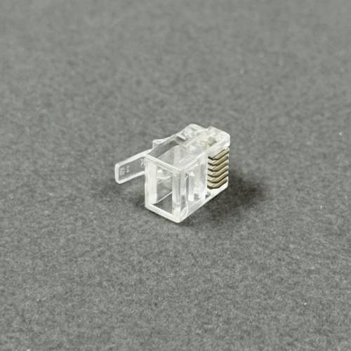 RJ11 6P6C 電話線 水晶頭 100粒 100pcs #接頭 #夾線頭 #夾頭