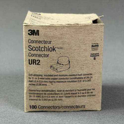 3M Scotchlok UR2 Wire Connector 120pcs 120粒 三芯接線頭 電話線 網線 夾頭 夾豆 ...