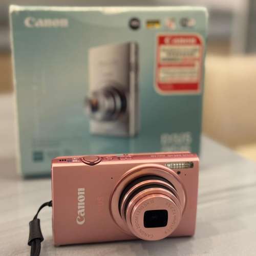 [極新全套] Canon IXUS 245 HS 粉紅色 | 罕有全套連盒| Wi-Fi 手機直傳 | 復古氛圍...