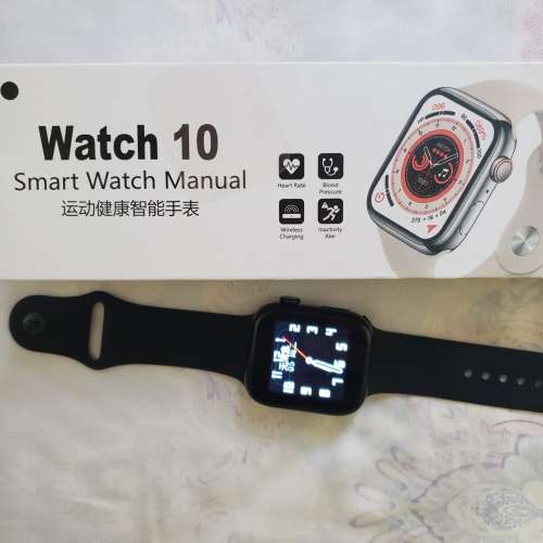 Watch 10 智能手錶  有血壓血糖心跳。血液含量量睡眠分析
