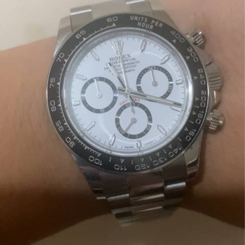 Rolex Daytona 白面鋼錶