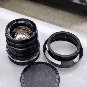 LEICA SUMMICRON 50MM F2 BLACK M MOUNT