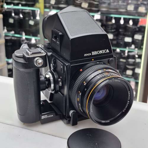 BRONICA SQ-A 6x6 + 80MM F2.8 + 測光頂 + 手柄 全正常