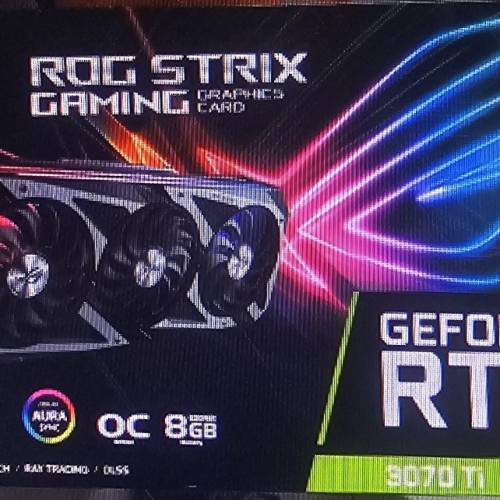 Asus Rog Strix Geforce RTX 3070Ti OC 8Gb 显示卡 (保养良好)全斉有合