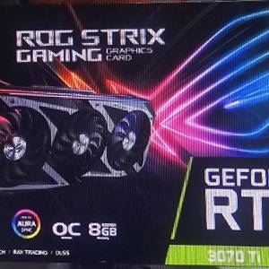 Asus Rog Strix Geforce RTX 3070Ti OC 8Gb 显示卡 (保养良好)全斉有合