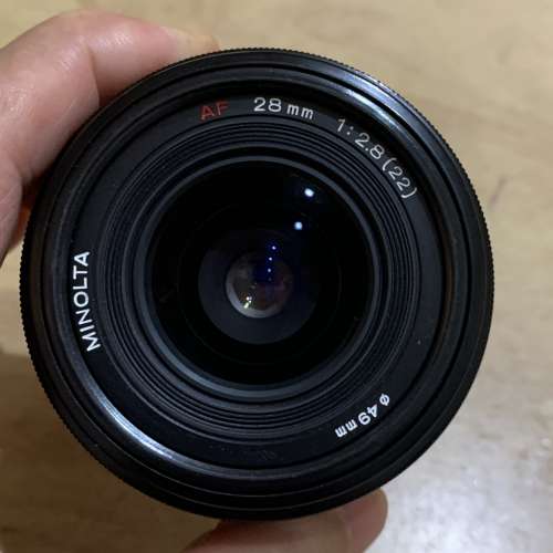 Minolta AF 28mm 2.8光圈 全無花損壞 9成新以上