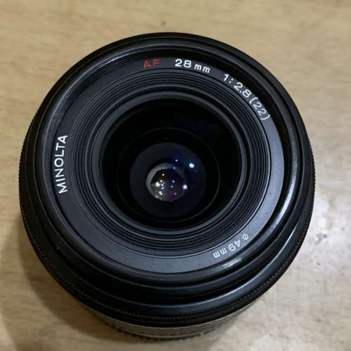 Minolta AF 28mm 2.8光圈 全無花損壞 9成新以上