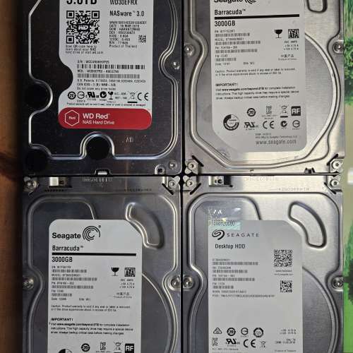 二手3TB SATA Hard Disk