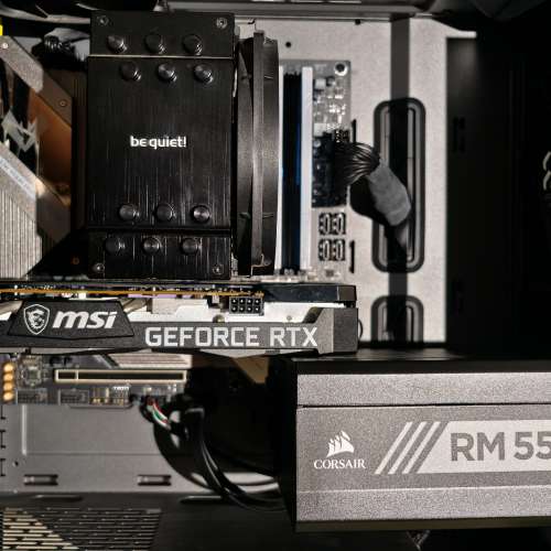 打機電腦 11900ES B560M 16G DDR4 RTX 3060 12G RM550x Corsair be quiet MSI Intel