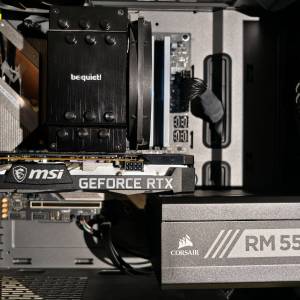 打機電腦 11900ES B560M 16G DDR4 RTX 3060 12G RM550x Corsair be quiet MSI Intel