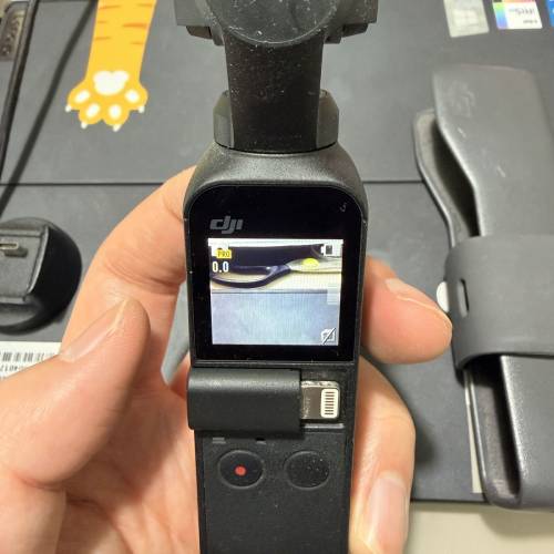 旅行必備 DJI Osmo Pocket 手持三軸穩定攝影機（連原裝無線底座 保護殼、Lightning ...