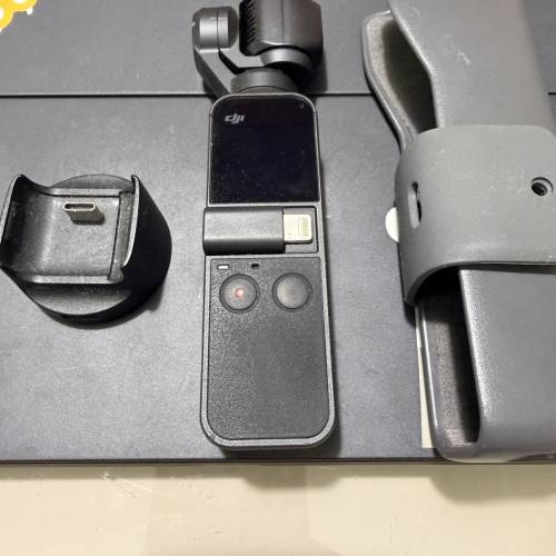 旅行必備 DJI Osmo Pocket 手持三軸穩定攝影機（連原裝無線底座 保護殼、Lightning ...