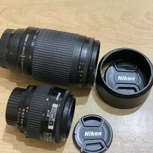 Nikon AF 35-70mm 4.5+nikon AF70-300mm G 4.5-5.6