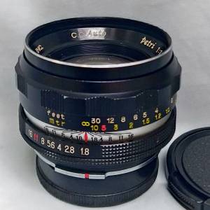 PETRI  C.C. Auto  55mm  F1.8 (經典散景鏡) PETRI 插刀-mount