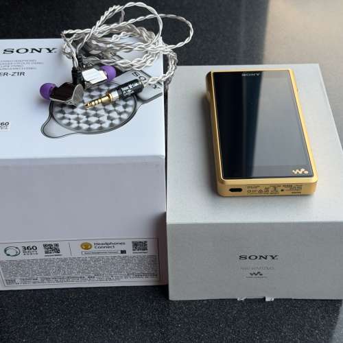 Sony NW-WM1ZM2 IER-Z1R ToxicCable Griffin 26 awg線徑金銀合金Litz type 6
