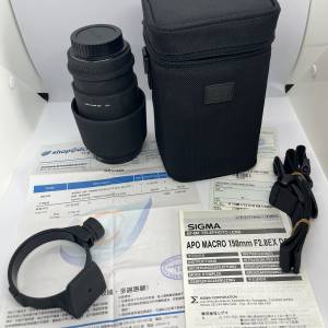 Sigma 150mm F2.8 EX DG OS HSM APO Macro (Canon) (鏡片有雪花)