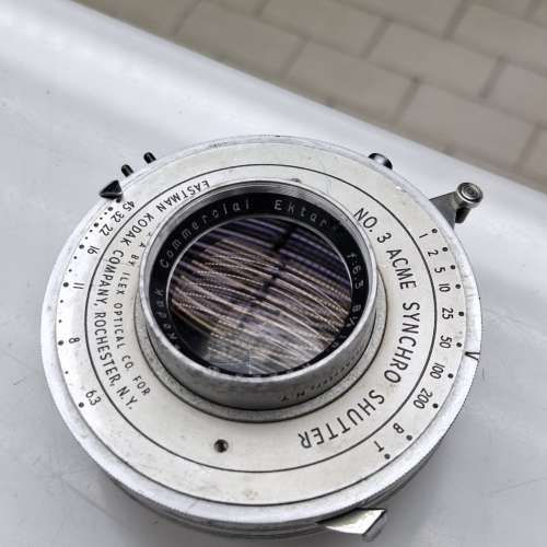 Kodak Commercial Ektar 8 1/2 英寸f/6.3 No. 3 Acme Synchro Shutter 全正常