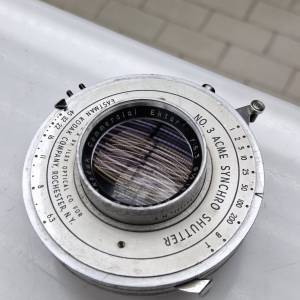 Kodak Commercial Ektar 8 1/2 英寸f/6.3 No. 3 Acme Synchro Shutter 全正常