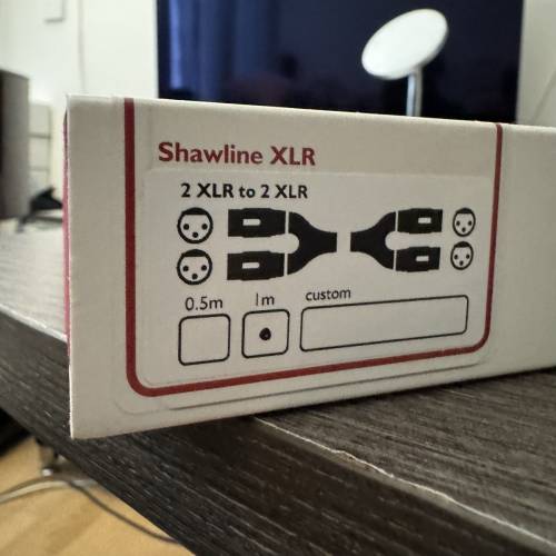 Chord Shawline XLR線 1m