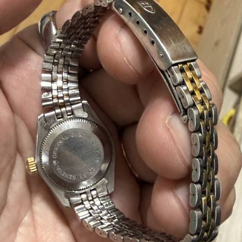 女裝金鋼 Tudor 92513 勞的勞底 K金狗牙圈 $2999